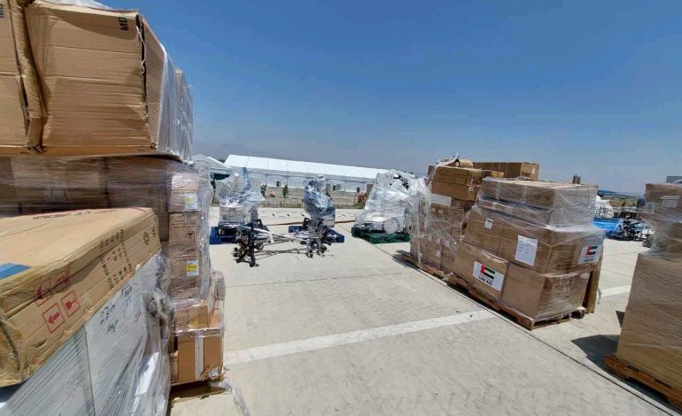 UAE sends three planes of medical aid to Afghanistan