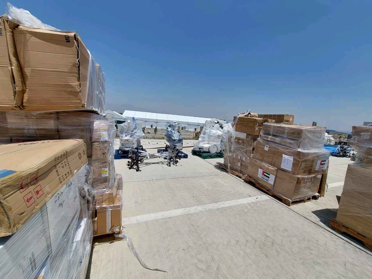 UAE sends three planes of medical aid to Afghanistan