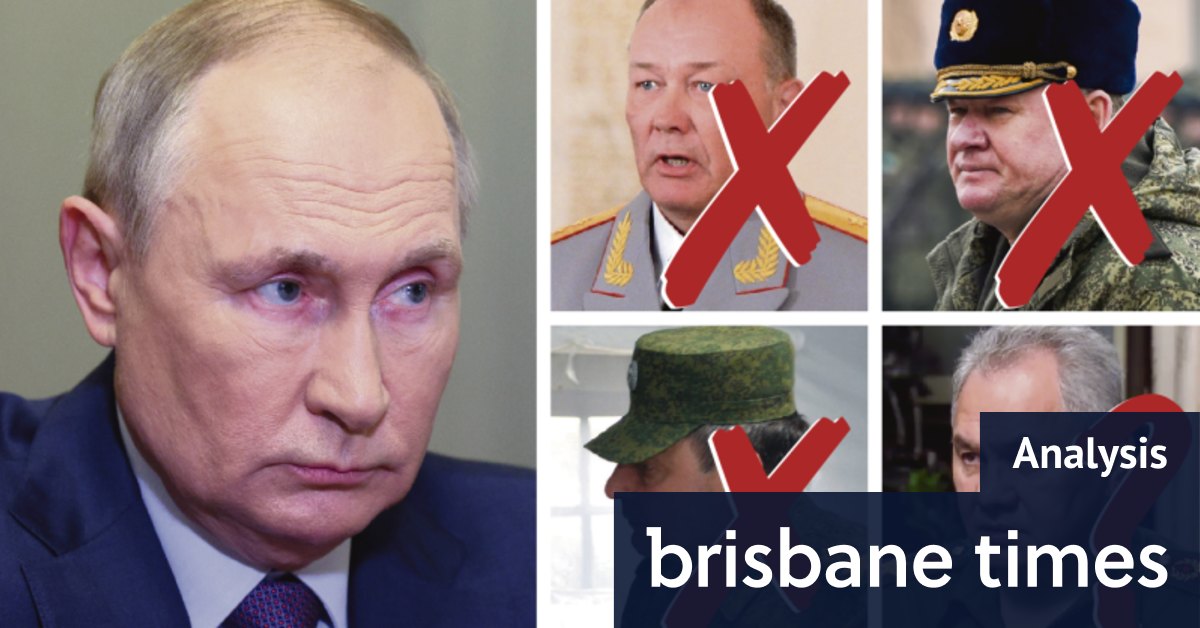 Axe falls on Russian military commanders, as Kremlin seeks blame for war failures