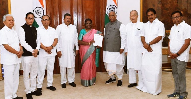 Congress Demands President Murmu’s Intervention to Redress Situation in Manipur