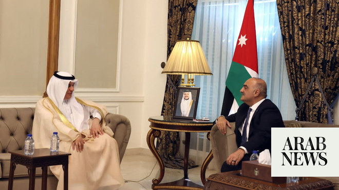 Saudi environment minister meets Jordanian PM