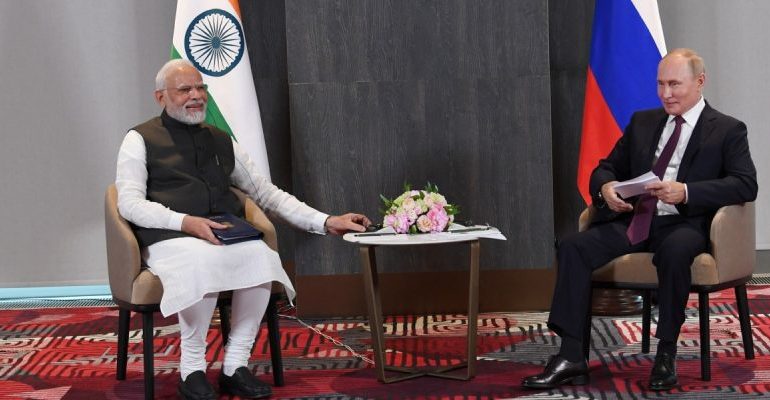 Russia Says Modi Expressed Support for Putin’s Steps Following Wagner Mutiny