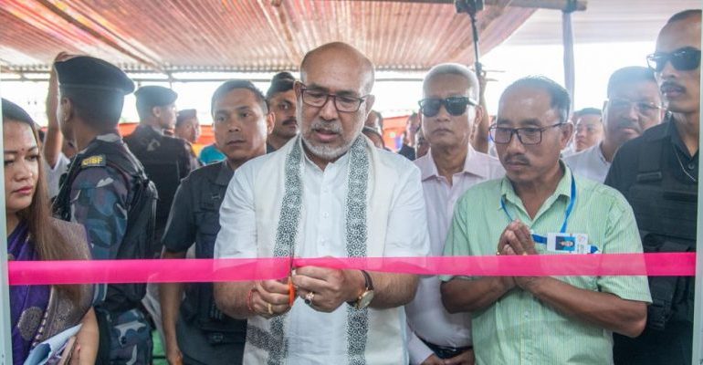 Manipur CM Biren Singh Holds Discussion on Rehabilitation, Security Measures With Amit Shah