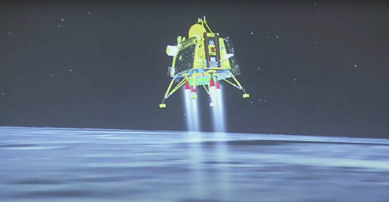 Chandrayaan-3: Vikram Lander Successfully Achieves Soft Landing on Moon