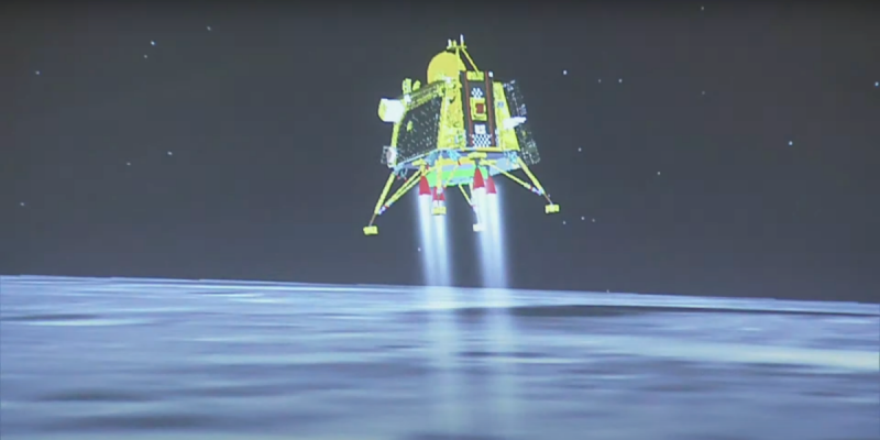 Chandrayaan-3: Vikram Lander Successfully Achieves Soft Landing on Moon