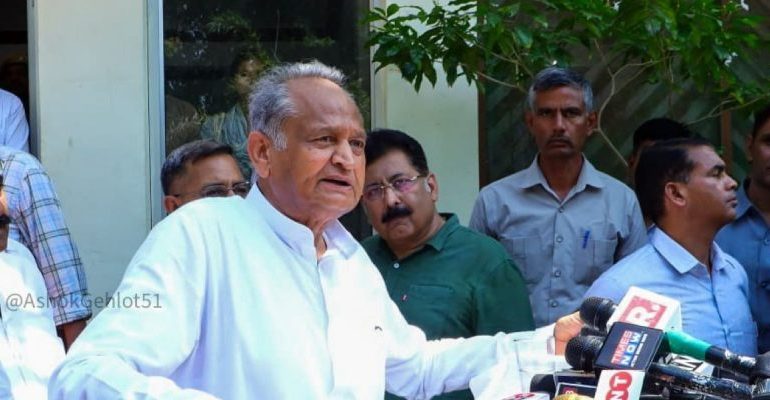 ‘Gehlot Ji Is Chief Minister Number 1 But…’