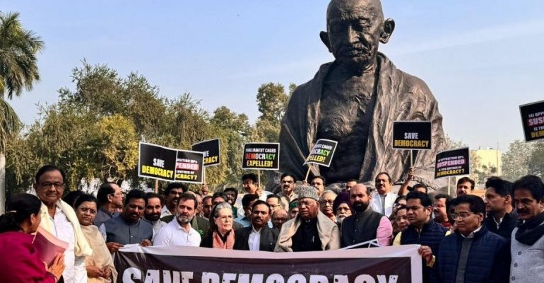 As the Indian Parliament Gags, Suspends and Expels Itself