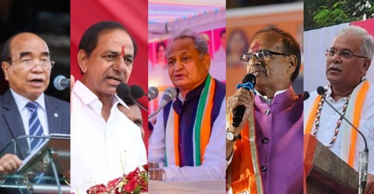 Exit Polls: Close Battle Between Congress and BJP in Hindi Belt; BRS on Backfoot in Telangana