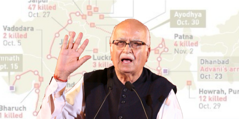 LK Advani: From Rath Yatra to Bharat Ratna, a Political Journey Propelled By Violence, Polarisation